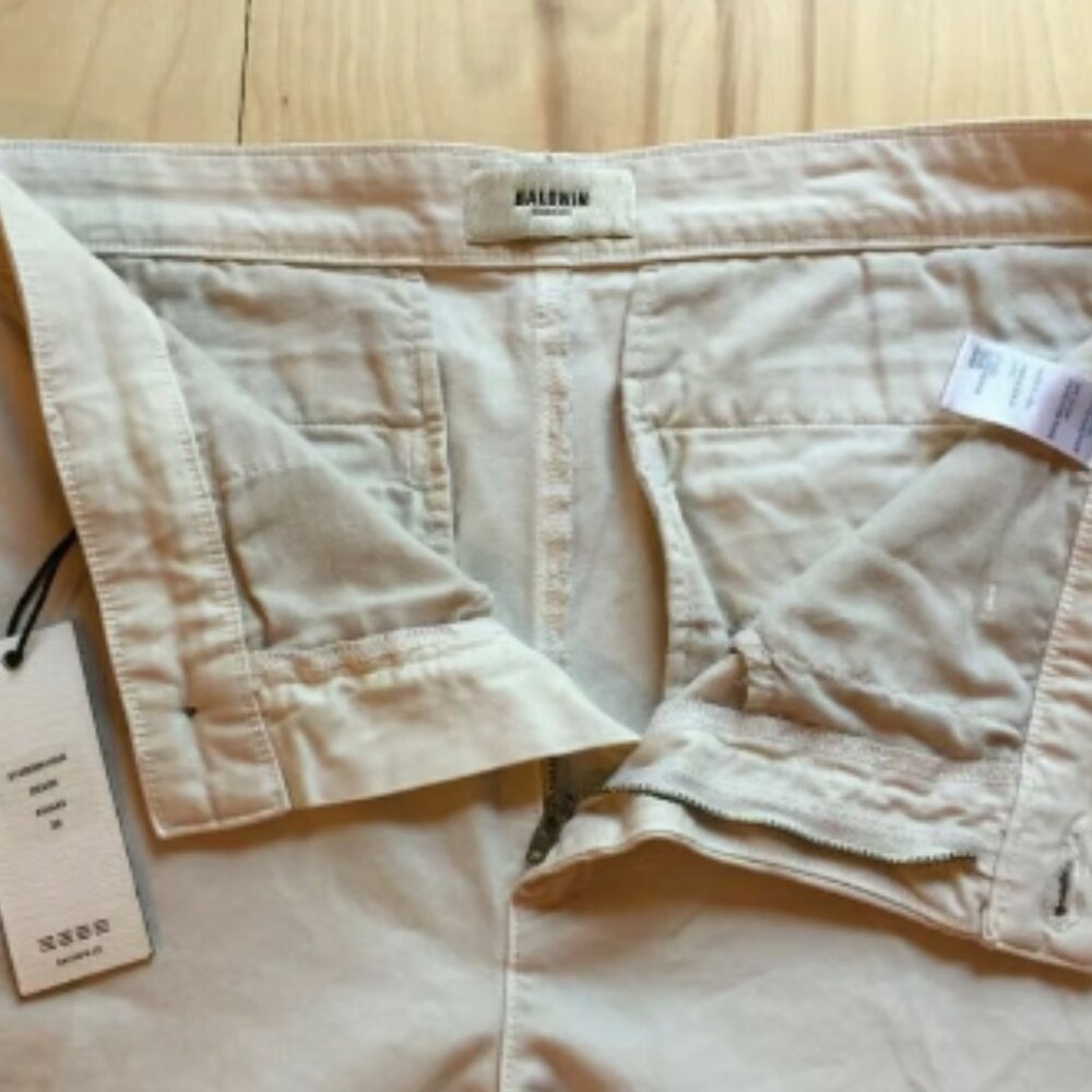 BALDWIN Kansas City Devin Mid Rise Cropped Khaki Trouser Pants Women's Size 32 - Picture 7 of 9